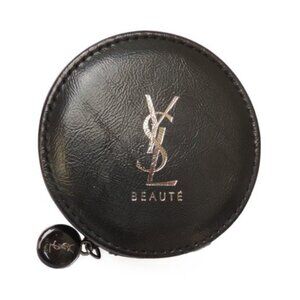 Small YSL Beaute round  black cosmetic bag, pouch, coin purse